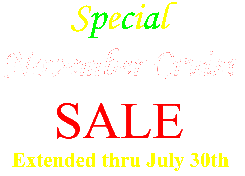 CLICK for Special Savings on our Caribbean Cruise